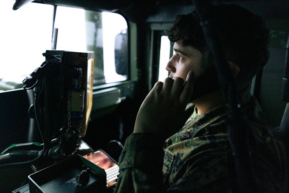 U.S. Marines Attending an EHIT Course Take On Combat Convoy Simulator