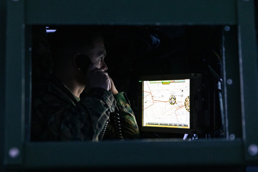 U.S. Marines Attending an EHIT Course Take On Combat Convoy Simulator