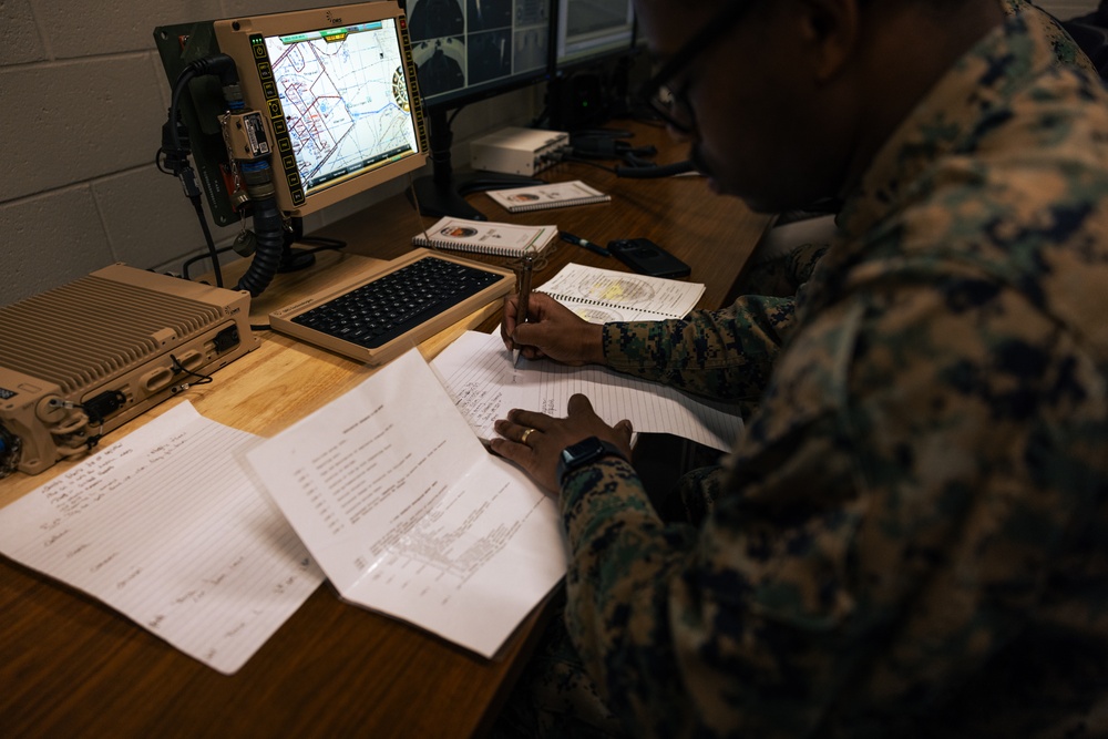 U.S. Marines Attending an EHIT Course Take On Combat Convoy Simulator