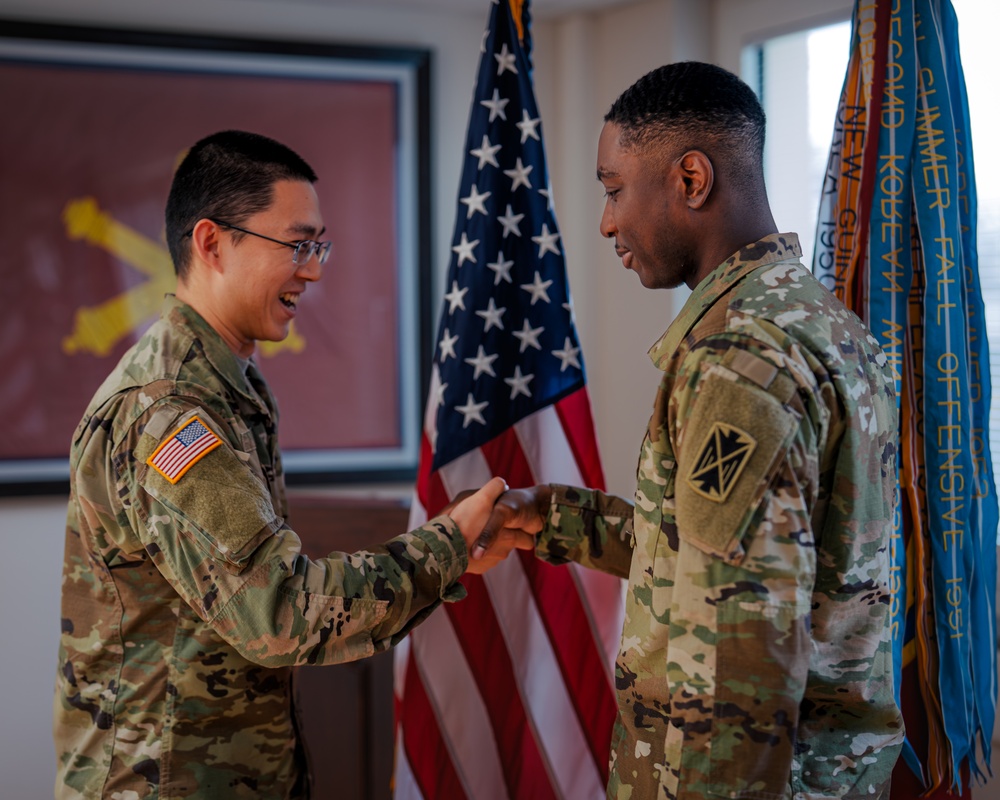 Staff Sgt. Ernest Young Reenlistment Ceremony 2025