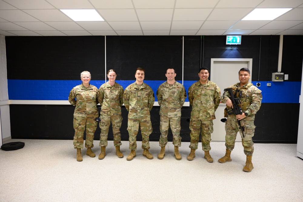 Third Air Force Leadership immersion visit to the 424th Air Base Squadron in Belgium