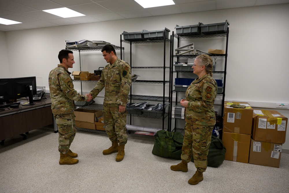 Third Air Force Leadership immersion visit to the 424th Air Base Squadron in Belgium