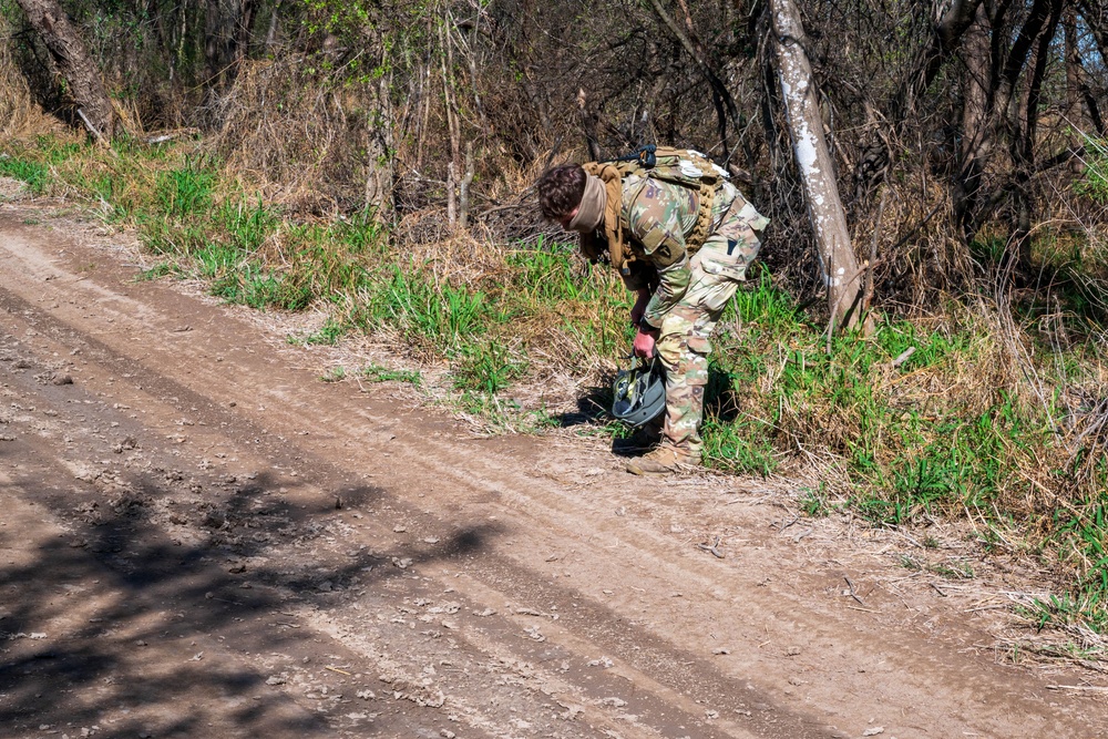 U.S. Guard Soldiers Patrol Texas Border