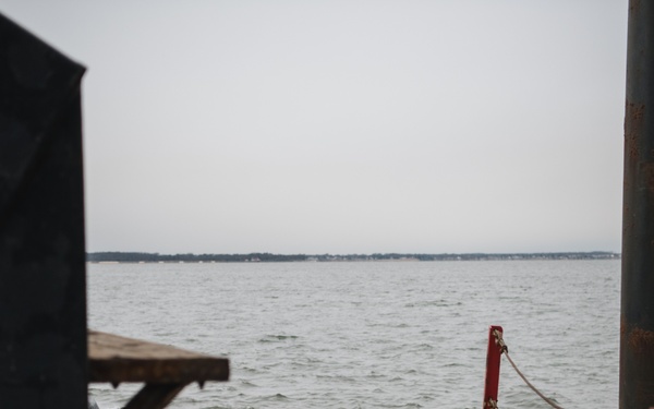 Baltimore District leadership visits DB Avalon during Baltimore Harbor and channels maintenance dredging