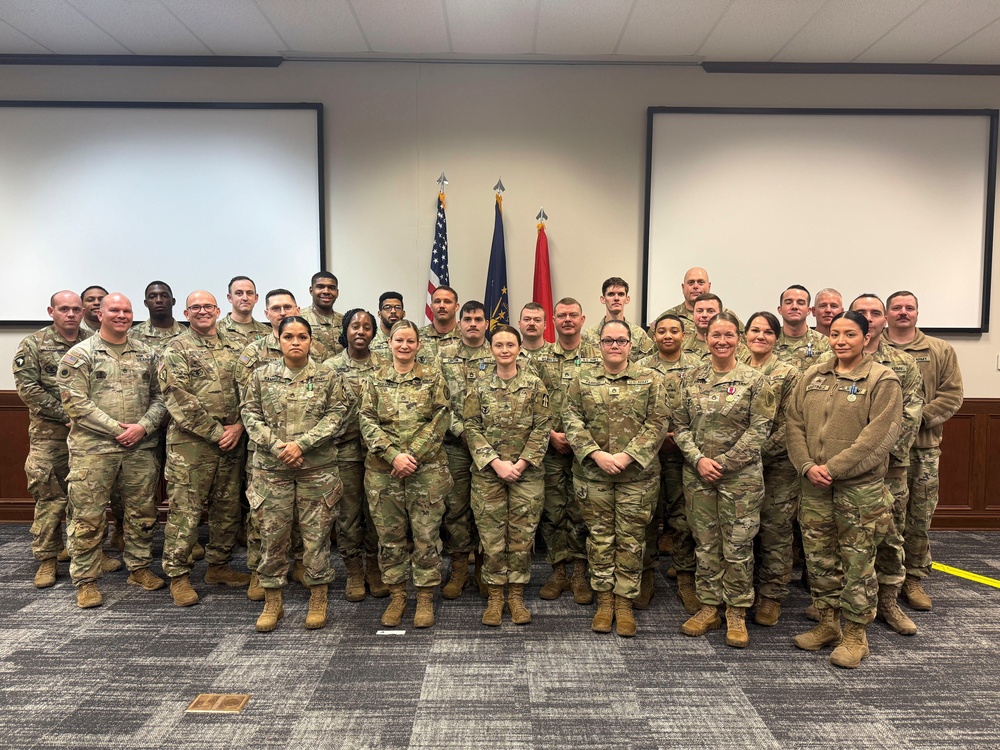 Indiana Army National Guard FY24 Retention &amp; Work for Warriors Awards Ceremony