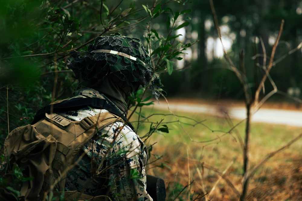 U.S. Marines Attending an EHIT Course Conduct Patrol Evaluations