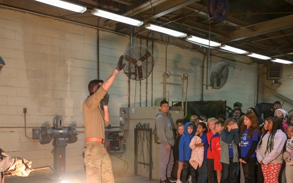 Eglin Elementary tour inspires next generation