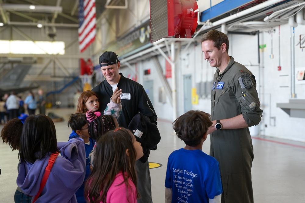 Eglin Elementary tour inspires next generation
