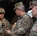 General James Rainey visits Fort Stewart
