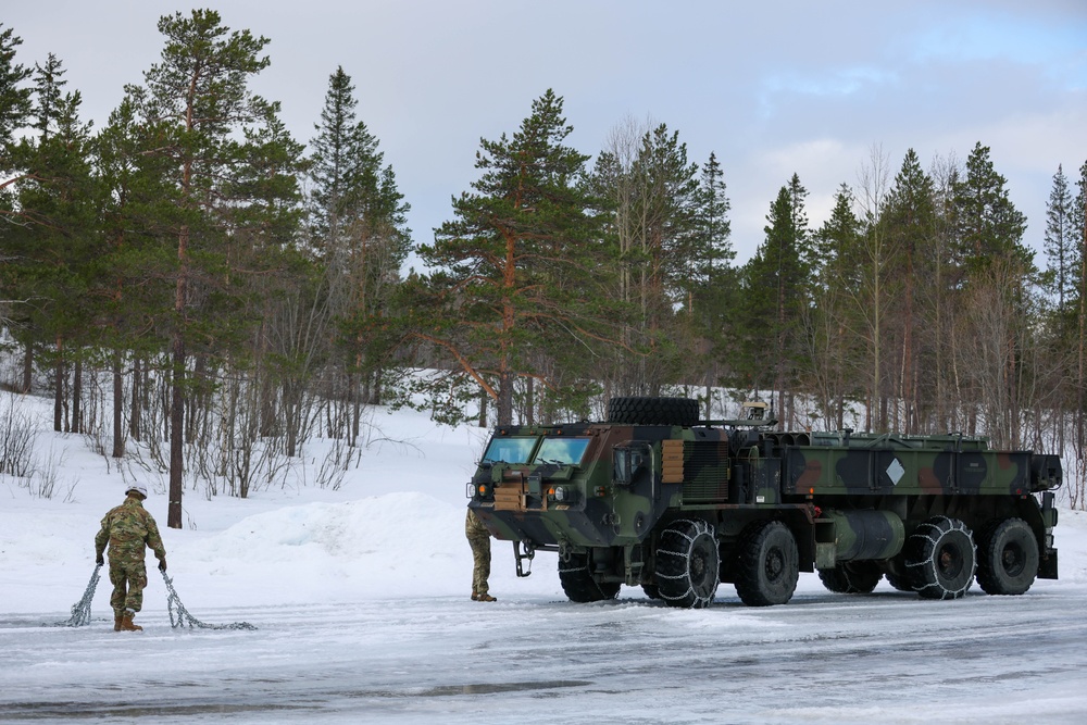 MLRS battalion conducts arctic drivers training led by Norwegian Army