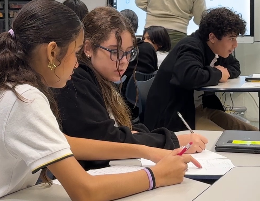 DoDEA Students Analyzing and Collaborating to Deepen Their Understanding