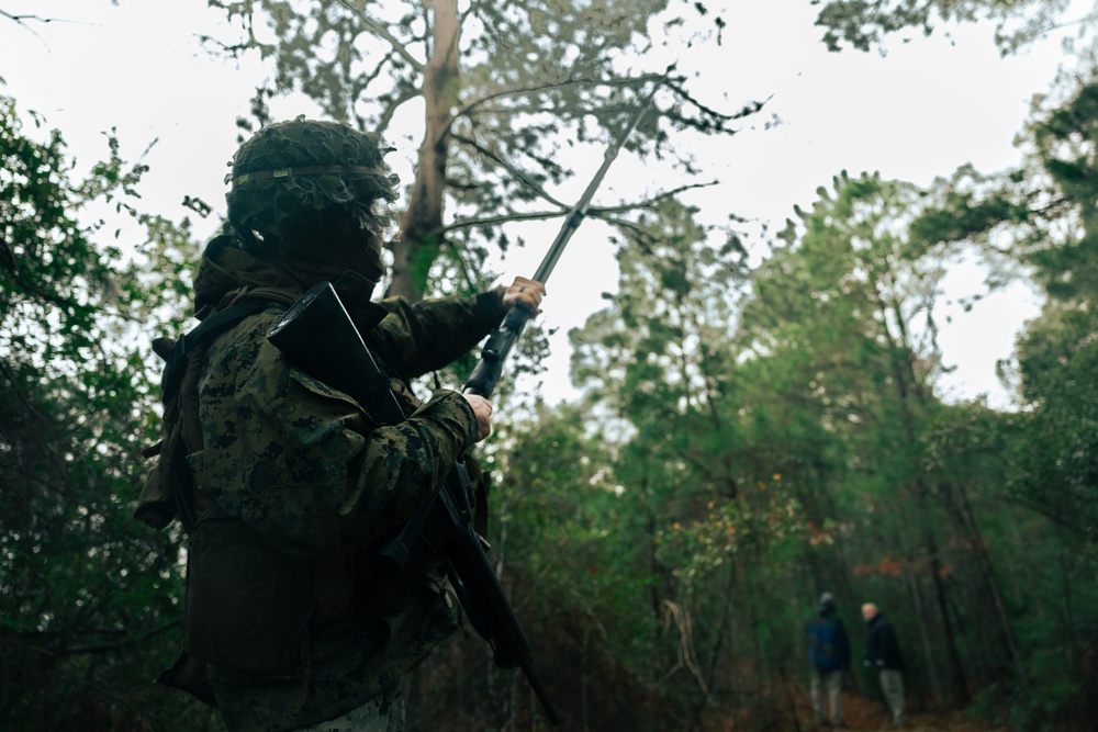 U.S. Marines Attending an EHIT Course Conduct Patrol Evaluations