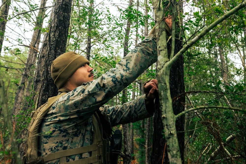 U.S. Marines Attending an EHIT Course Conduct Patrol Evaluations