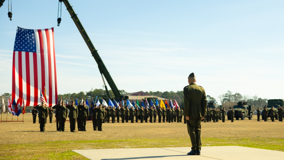 1st Battalion, 8th Marine Regiment, 2d Marine Division Change of Command Ceremony