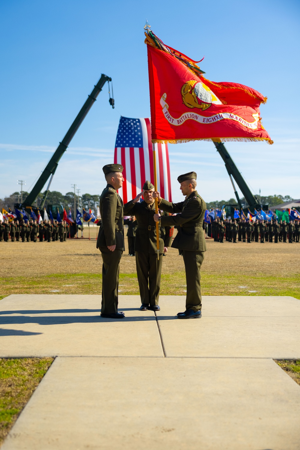 1st Battalion, 8th Marine Regiment, 2d Marine Division Change of Command Ceremony