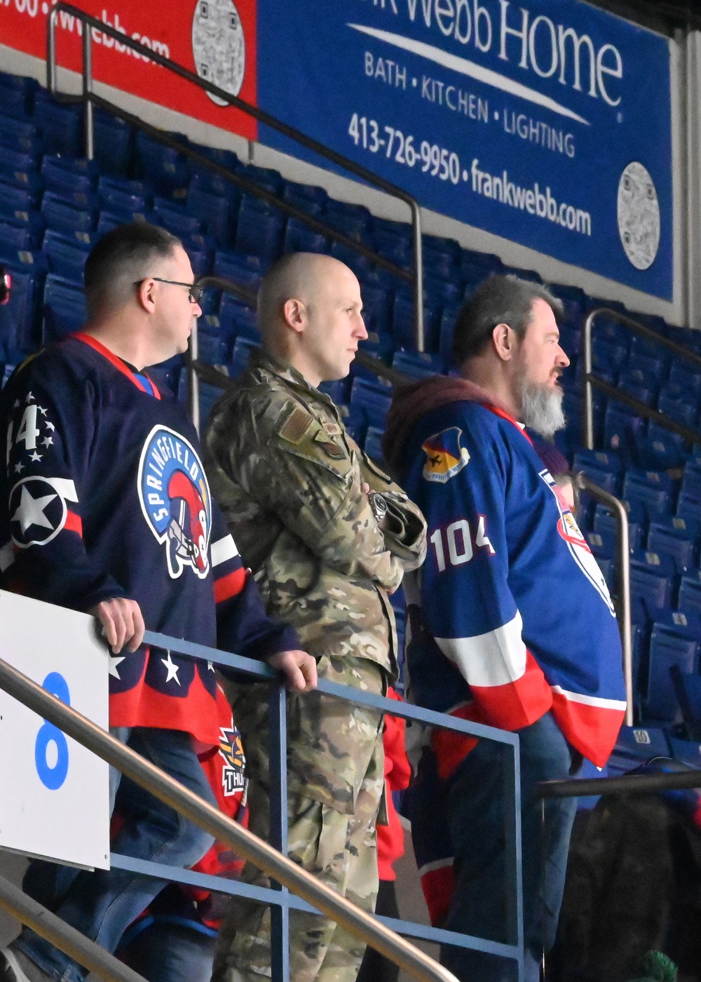 104th Fighter Wing hockey team competes in Battle of the Bases with rival 103rd Airlift Wing