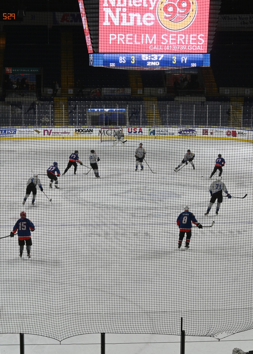 104th Fighter Wing hockey team competes in Battle of the Bases with rival 103rd Airlift Wing