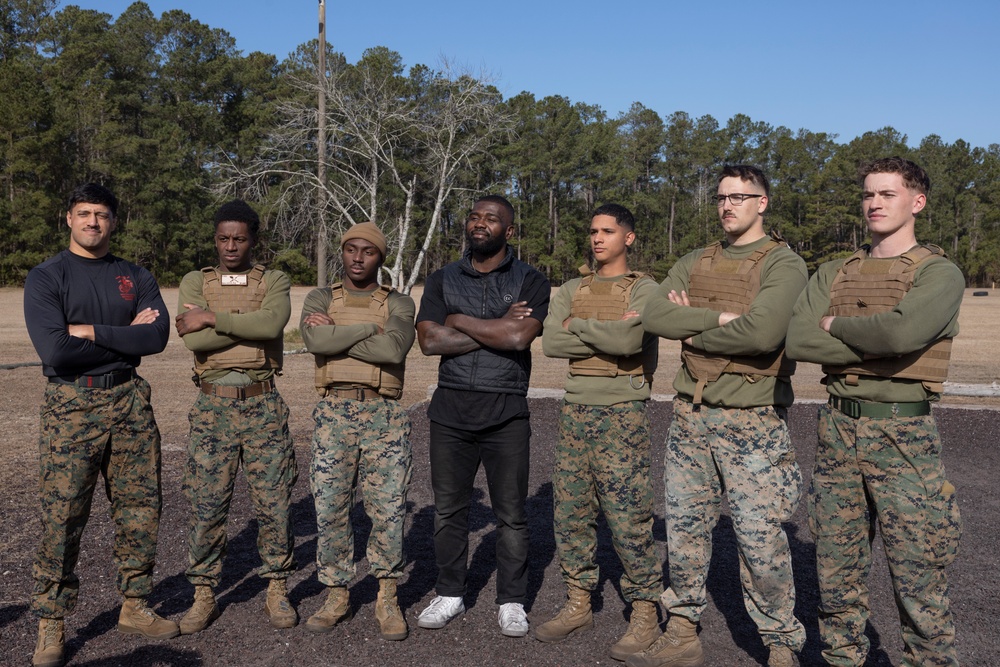 Professional mixed martial arts fighter Impa Kasanganay visits 2nd Low Altitude Air Defense Battalion