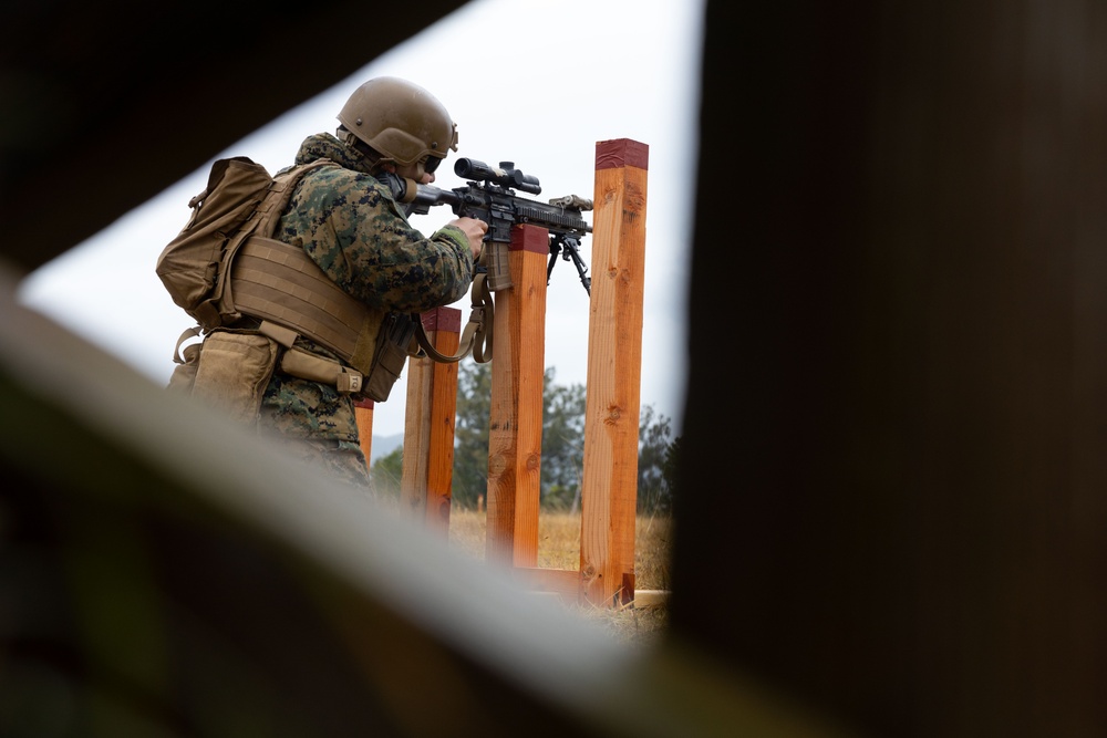 12th MLR Marines Participate in an Infantry Marksmanship Assessment