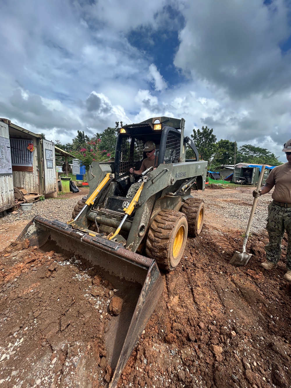 Backfilling after Concrete placement