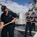USS Milius Conducts Sea-And-Anchor Evolution