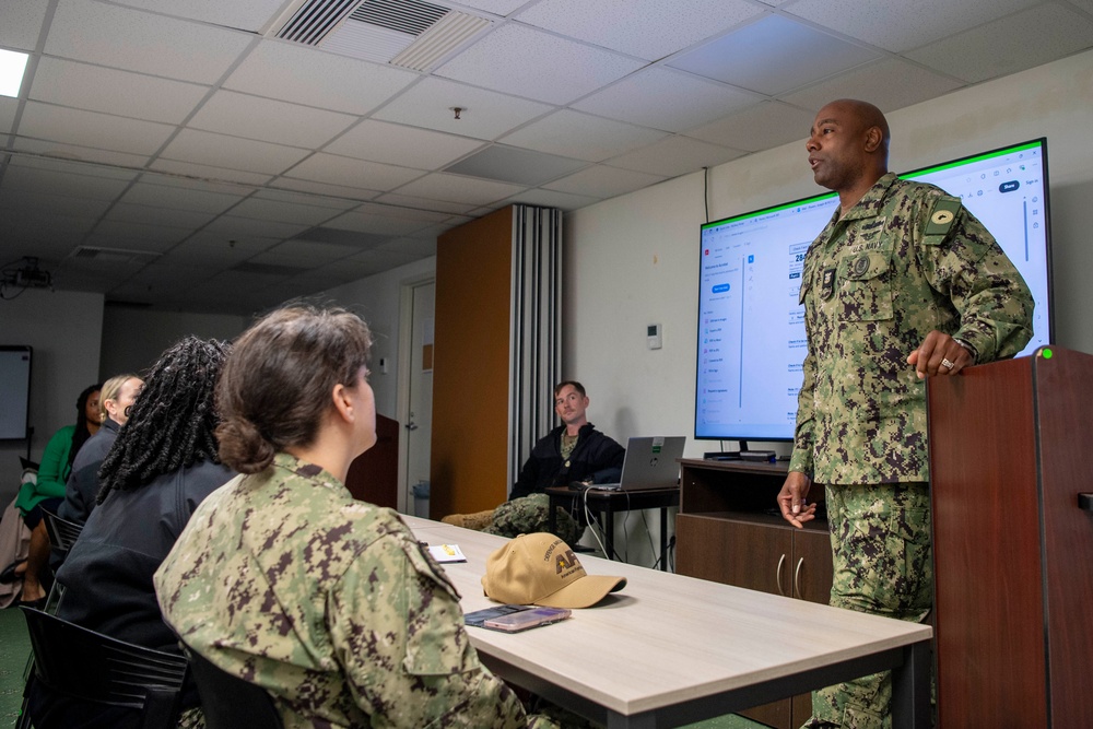 FLTCM Lateef Compton Visits NSA Souda Bay