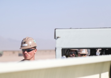 NMCB 4 Seabees Build K-Span at MCAS Yuma