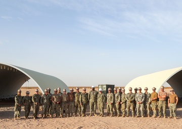 NMCB 4 Seabees Build K-Span at MCAS Yuma