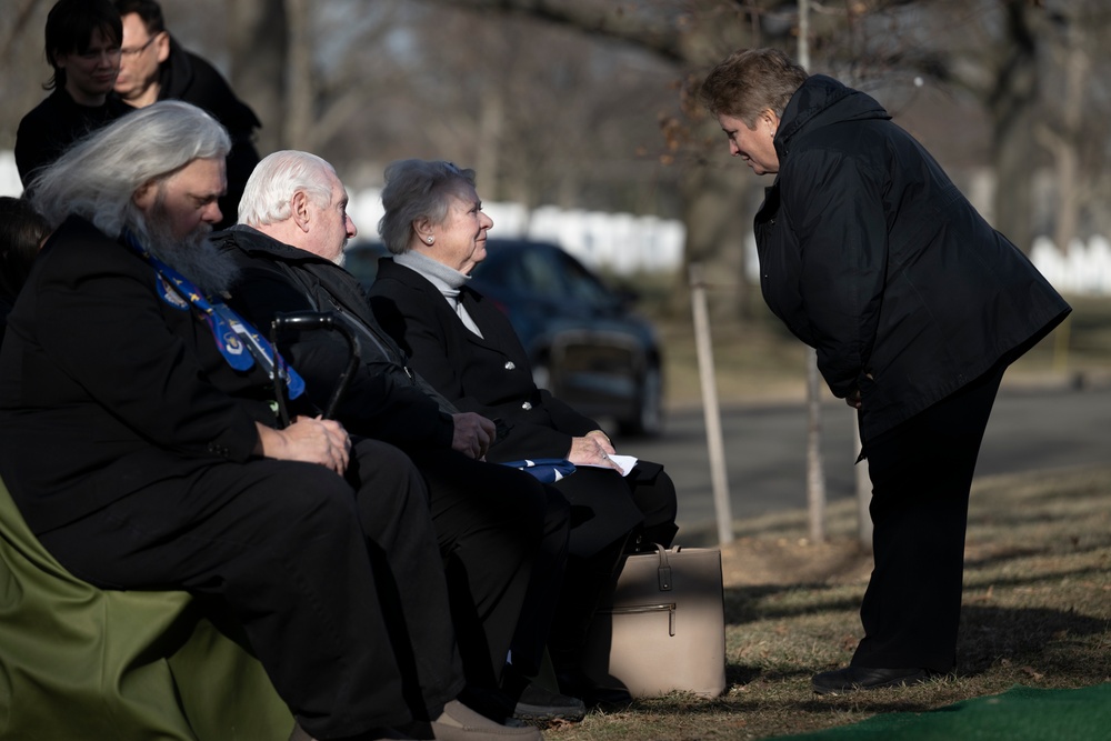 Military Funeral Honors with Funeral Escort are Conducted for U.S. Army Air Force 2nd Lt. Francis Callahan in Section 68