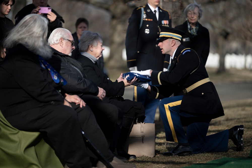 Military Funeral Honors with Funeral Escort are Conducted for U.S. Army Air Force 2nd Lt. Francis Callahan in Section 68