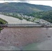 Debris building up around Bluestone Dam