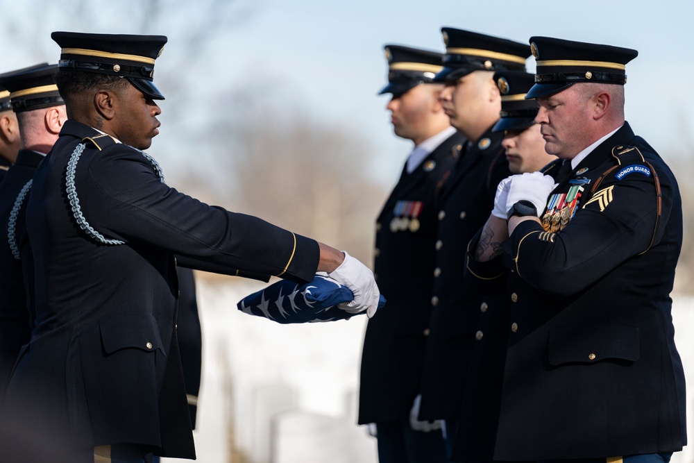 Military Funeral Honors with Funeral Escort are Conducted for U.S. Army Air Force 2nd Lt. Francis Callahan in Section 68