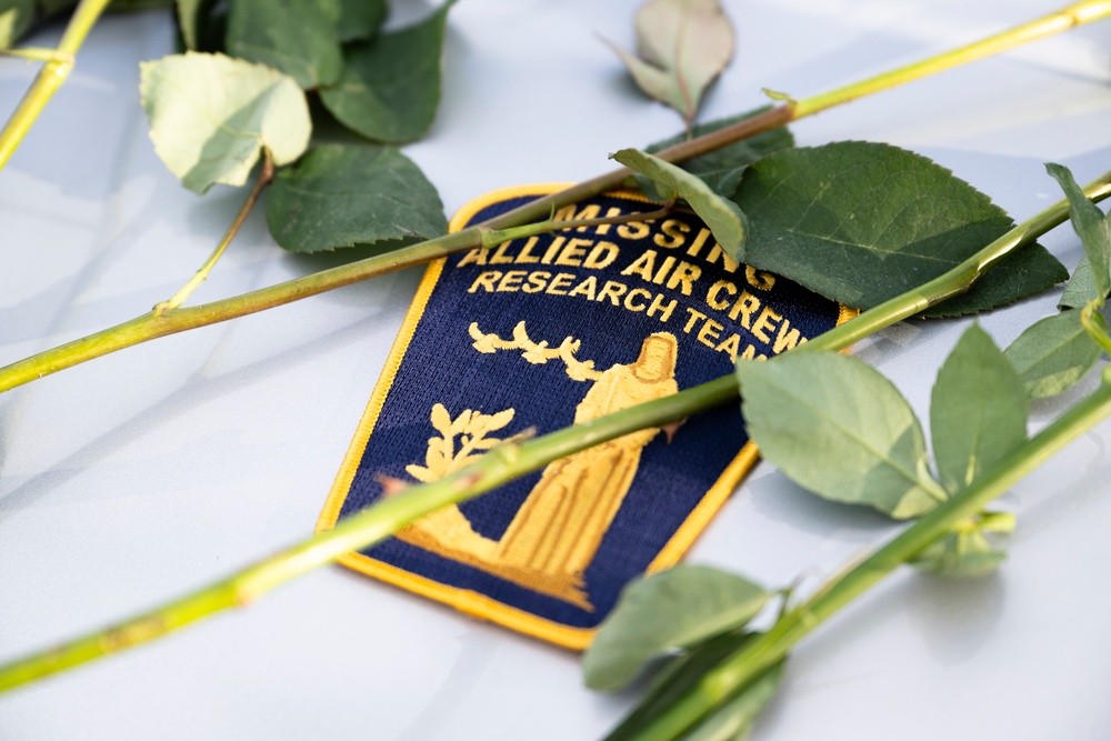 Military Funeral Honors with Funeral Escort are Conducted for U.S. Army Air Force 2nd Lt. Francis Callahan in Section 68