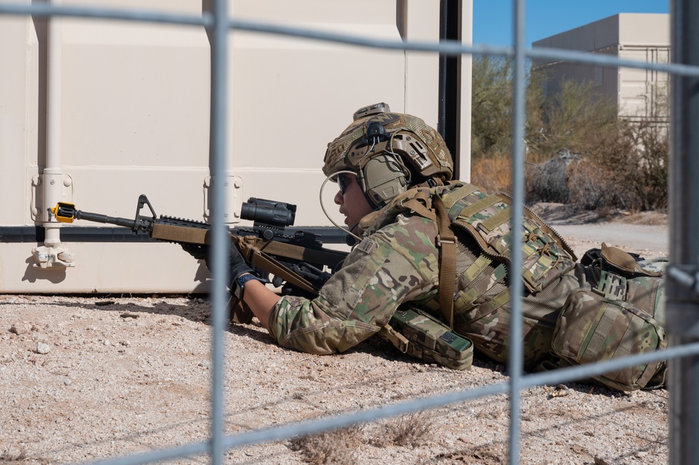 U.S. Air Force Mission Sustainment Team Members Train Alongside U.S. Marines