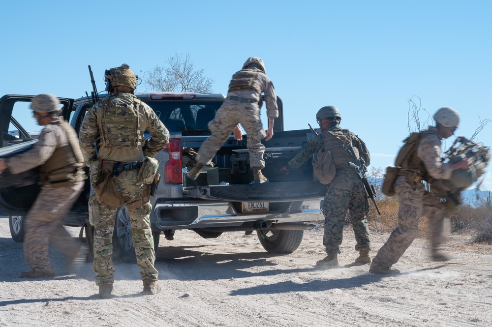 U.S. Air Force Mission Sustainment Team Members Train Alongside U.S. Marines