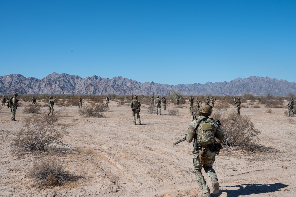 U.S. Air Force Mission Sustainment Team Members Train Alongside U.S. Marines