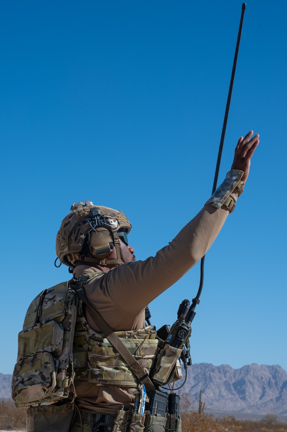 U.S. Air Force Mission Sustainment Team Members Train Alongside U.S. Marines