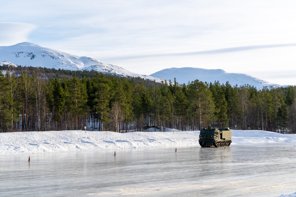 MLRS battalion conducts arctic drivers training with the Norwegian Army during exercise in Norway