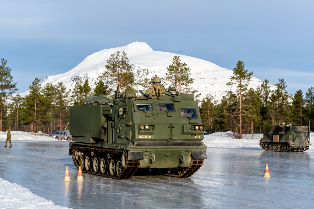 MLRS battalion conducts arctic drivers training with the Norwegian Army during exercise in Norway