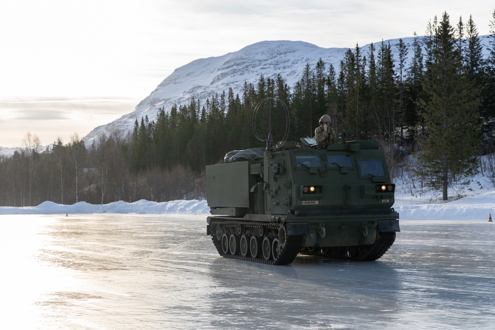 MLRS battalion conducts arctic drivers training with the Norwegian Army during exercise in Norway