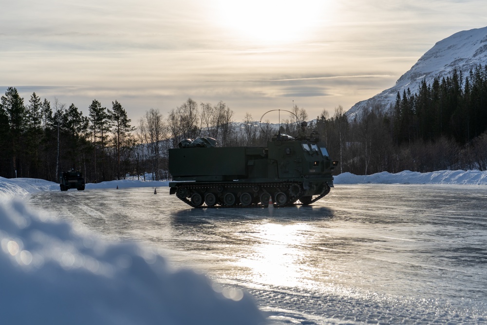 MLRS battalion conducts arctic drivers training with the Norwegian Army during exercise in Norway