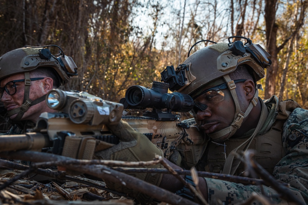26th MEU |V2/2 Fox Company Conducts Raid Exercise on Camp Davis