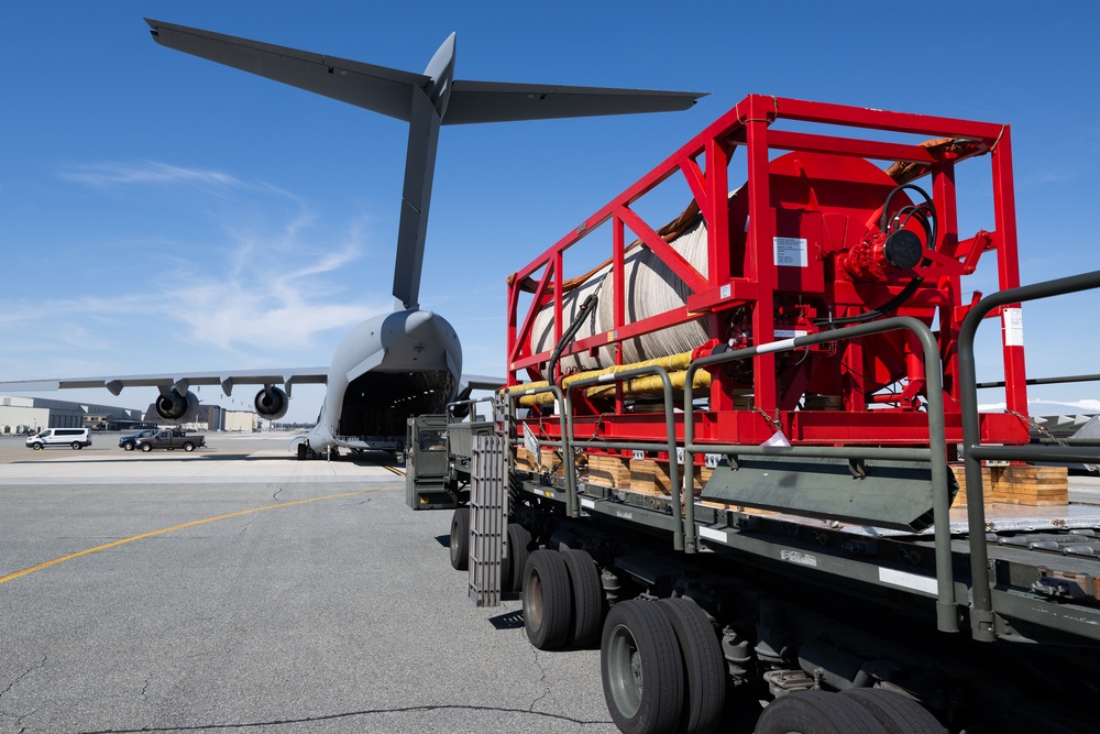 Team Dover sends salvage equipment overseas