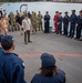 Secretary of Defense Pete Hegseth interacts with Sailors
