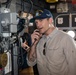 Secretary of Defense Pete Hegseth interacts with Sailors