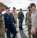 Secretary of Defense Pete Hegseth interacts with Sailors