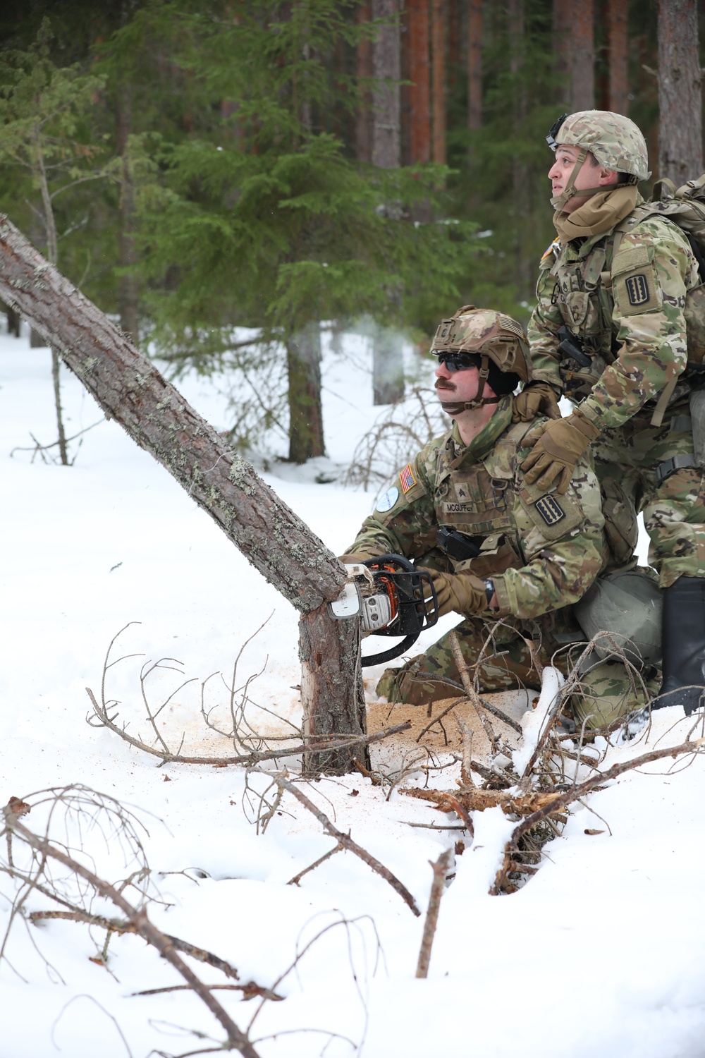 Virginia National Guard Soldiers conduct Field Training Exercise during Arctic Forge 25