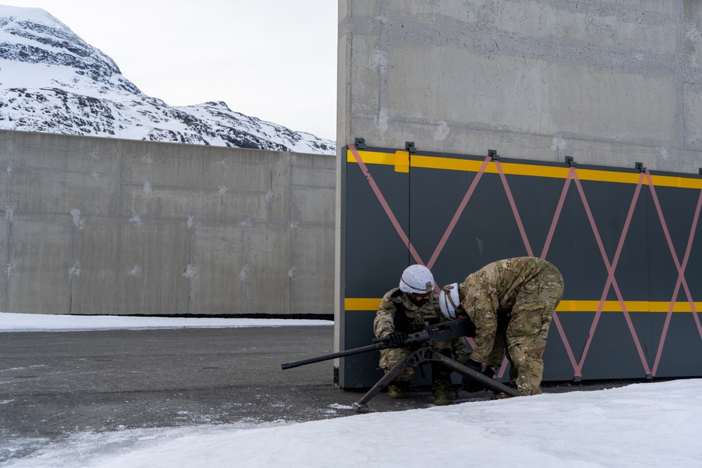 41st Field Artillery Brigade establish an ammunition holding area during Joint Viking 25 in Norway