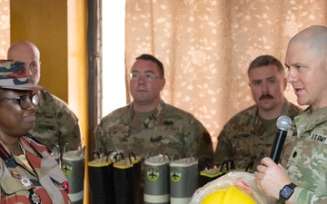 North Dakota National Guard 81st Civil Support Team Conduct HAZMAT Engagement in Ghana