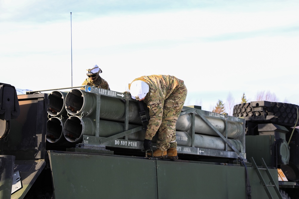 MLRS Battalion conducts rearm, refuel, and resupply operations during exercise in Norway